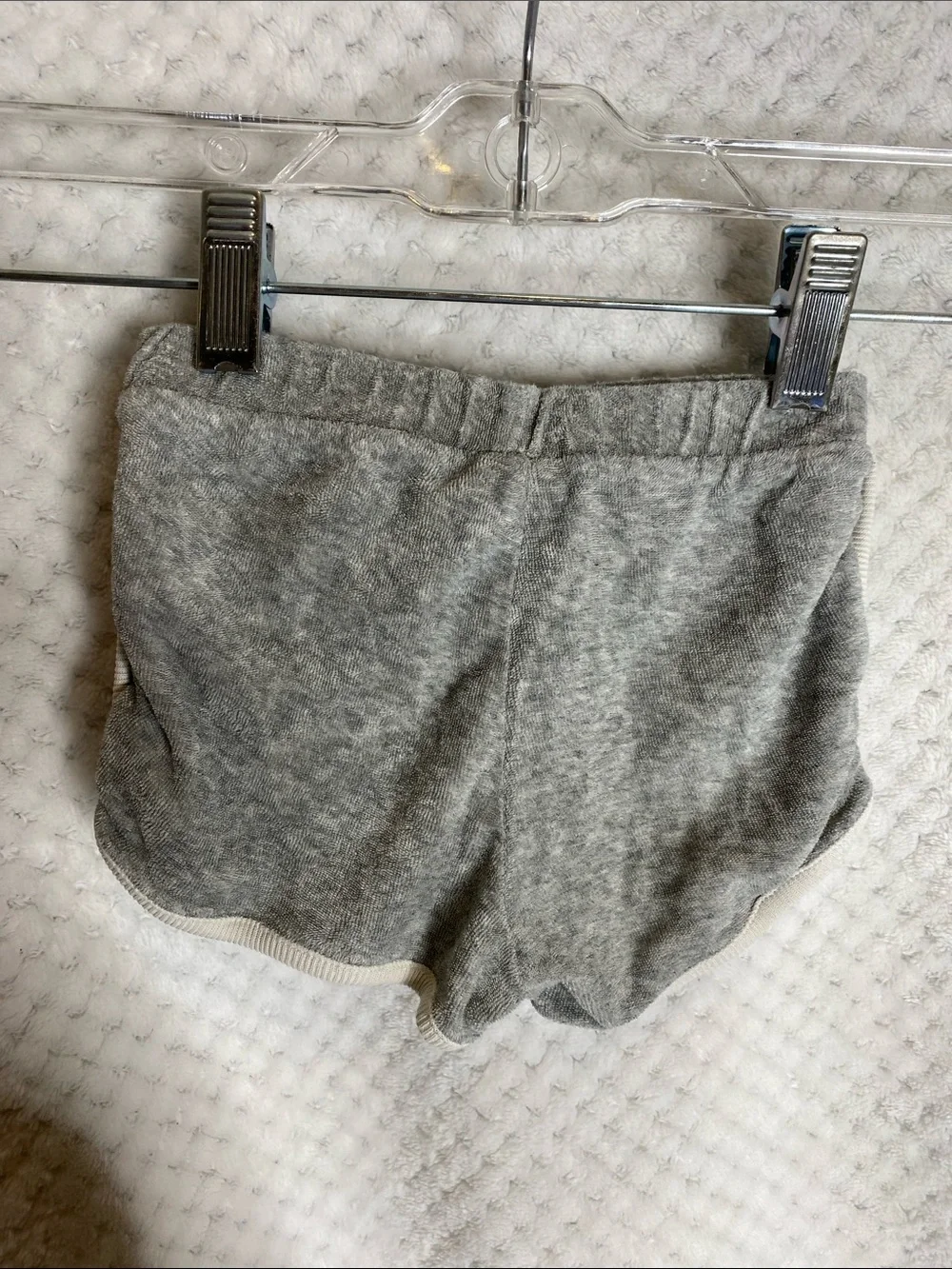 Baby Gap Heather Gray Terry Cloth Shirt & Shorts Lounge Set